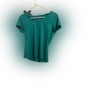 Teal athletic top